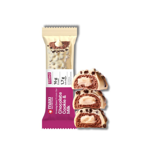 Creamy Core Protein Bar Chocolate Cookie and Milk  45g – Maxi Nutrition