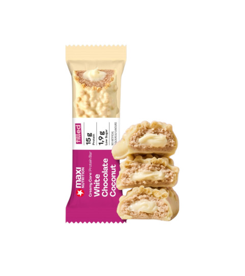 Creamy Core Protein Bar White Chocolate Coconut  45g – Maxi Nutrition