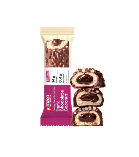 Creamy Core Protein Bar Dark Chocolate Coconut  45g – Maxi Nutrition