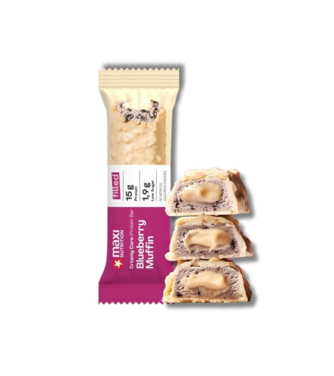 Creamy Core Protein Bar Blueberry Muffin 45g – Maxi Nutrition