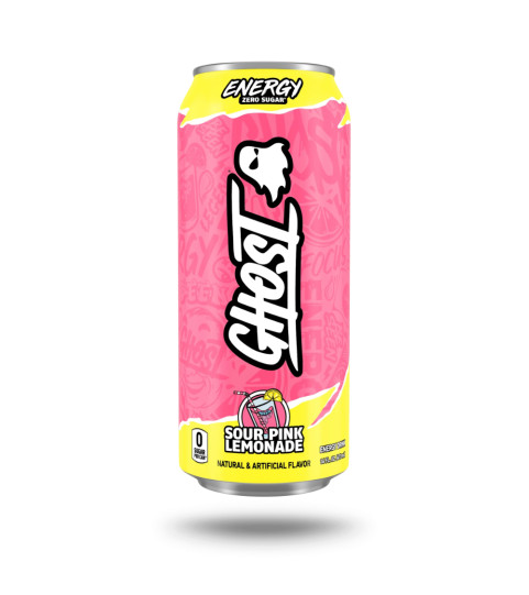 GHOST ENERGY Pink Lemonade 473 ml  - GHOST