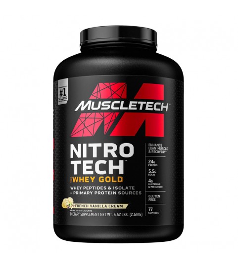 Nitrotech 100%Whey Gold 2,51kg - Muscletech