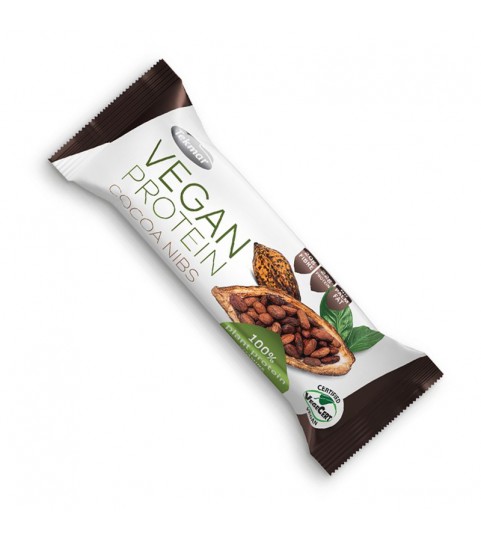 Vegan Bar 40G Cocoa Nibs - Tekmar