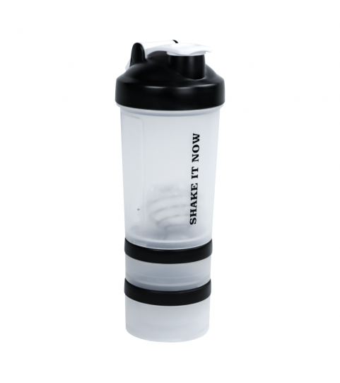 Shaker + 2 compartiments 500 ml -Prodiet Nutrition