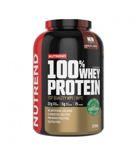 100% Whey protein 2,250kg - Nutrend