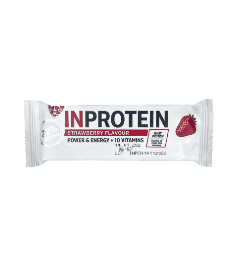 INprotein bar Strawberry 40g-Tekmar