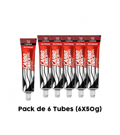 Carbo snack energy gel Tube 6X50g - Nutrend