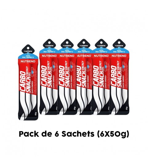 Carbo snack energy gel  Sachet 6X50g - Nutrend