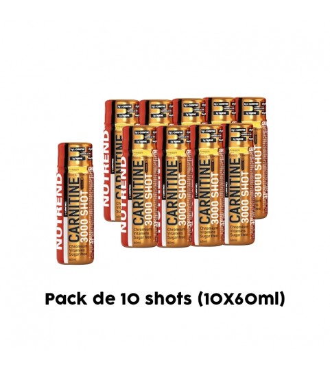 Carnitine3000 shot 10X60ml - Nutrend