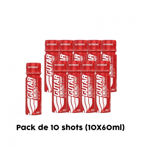 Gutar energy shot 10X60ml - Nutrend