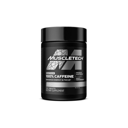 Platinum 100% Caffeine  125 Tabs-Muscletech