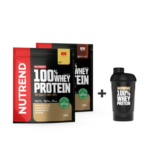 100% Whey Protein pack - Nutrend