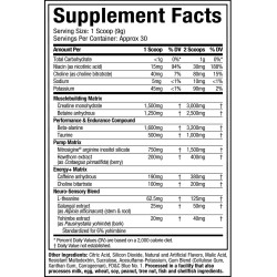 Vapor X5 Pre-Workout - 272G - Muscletech