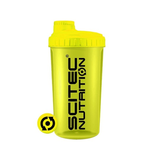 Shaker 700ml Jaune Fluo - Scitec Nutrition