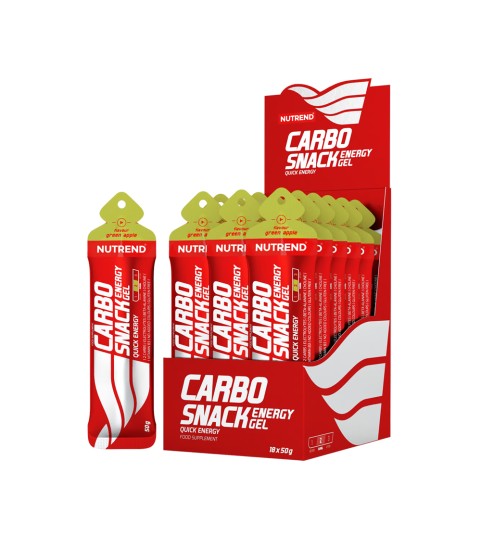 Carbo snack energy gel  Sachet Sans cafeine 18X50g - Nutrend