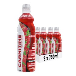 Pack de 8 Carnitine activity avec cafeine 750ml - Nutrend