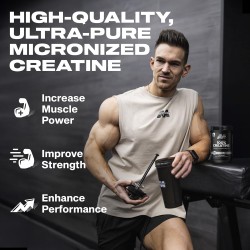 Platinum 100% creatine 400 G - Muscletech-Creatine-Prodietnutrition.ma