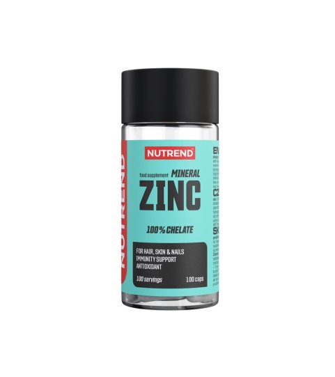 Zinc 100% Chelate 100 Caps - Nutrend