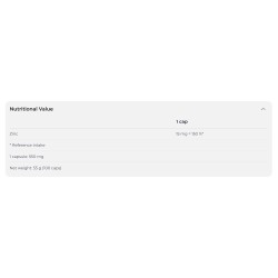 Zinc 100% Chelate 100 Caps - Nutrend