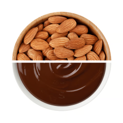 Denuts Crunchy Almond in dark chocolate - Nutrend