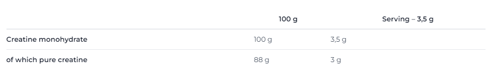 Creatine monohydrate 300g