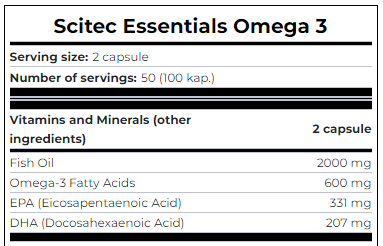 Omega 3 (100 g.c.) - Scitec Nutrition